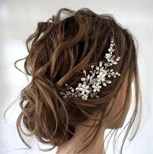New Bridal Hair Comb Rhinestone Imitation Pearl Bridal Bridesmaid Wedding Hair Accessories