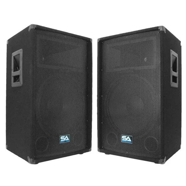 Pair 15" PA DJ PRO AUDIO Speakers 700 W New Band Club