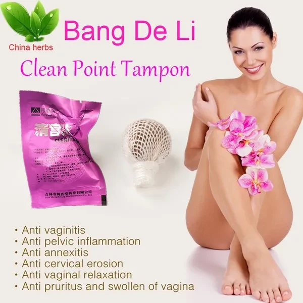 1 pcs lot Beautiful life swab women female private parts repair herbal tampons products private parts clean point tampon health care