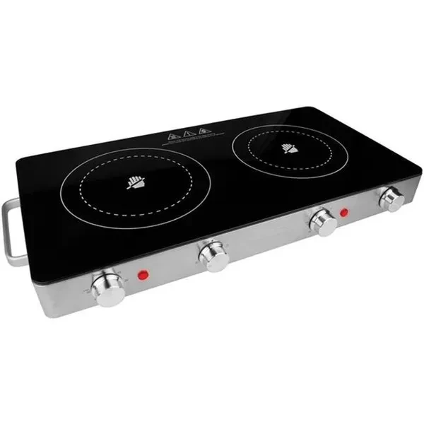 Brentwood Appliances RA51065 1800W Double Infrared Electric Countertop Burner