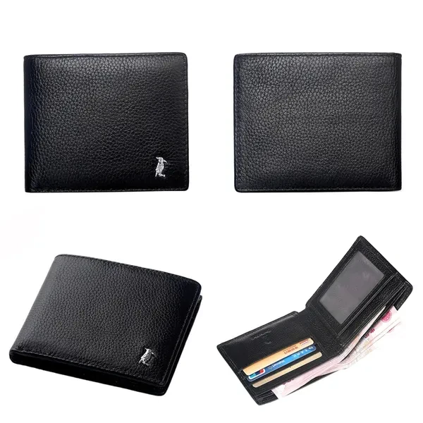 FAshion Men Wallets Short Male Contracted Purse Casual Men Leather Pocket Wallet
