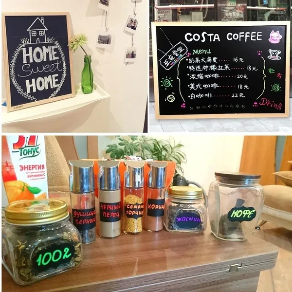 8 colors Fine Bullet Tip Liquid Chalk Markers Blackboard Window Marker Pens