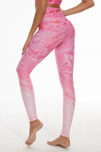 Yoga Leggings Ladies Fashion Printed Leggings Ladies Casual Pants Fitness Pants Ladies Sports Leggings Yoga Pants Size XS-2XL