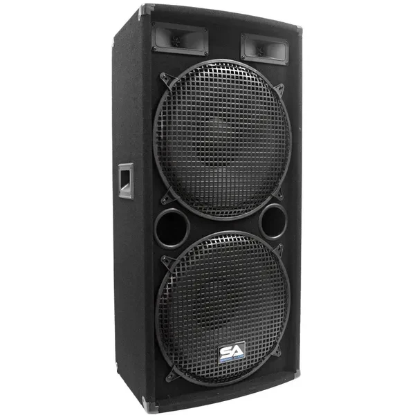 Dual 15" PA DJ SPEAKER 500 Watts PRO AUDIO ~ NEW Band