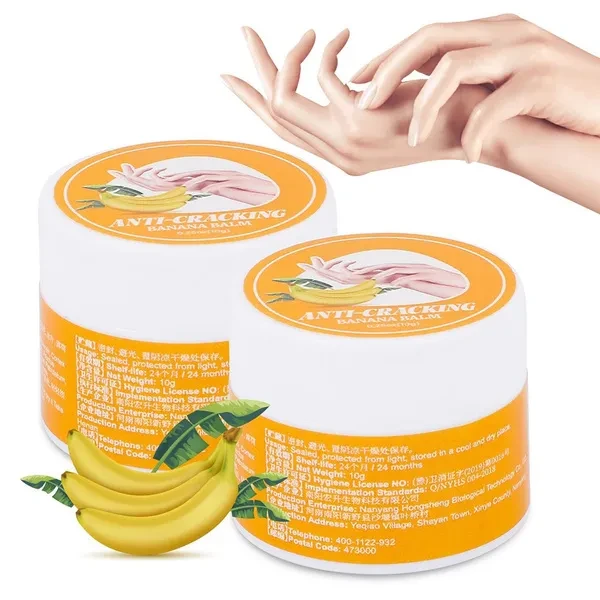Natural Banana Anti-cracking Ointment for Hands and Feet, 10g/Pack