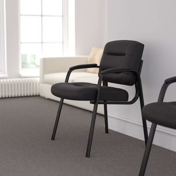 Black LeatherSoft Guest Chair