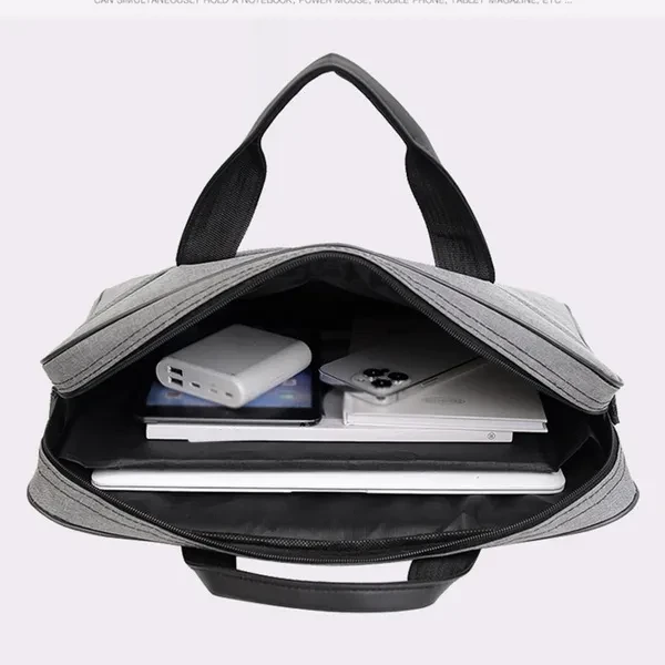 Slim Notebook Briefcase Handbag Business Bags for 15.6-17.3inch Laptop Oxford Cloth Computer Bag Splash-proof Portable BAS