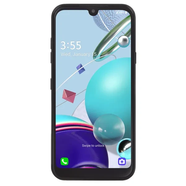 Total Wireless LG K31 Rebel, 32GB, Black - Prepaid Smartphone (Locked)