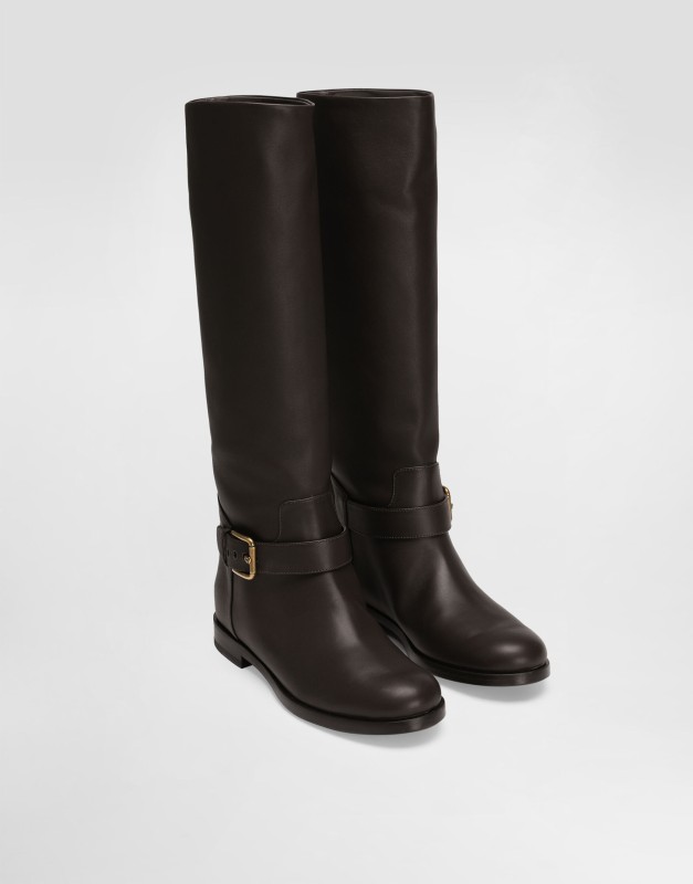 Calfskin boots