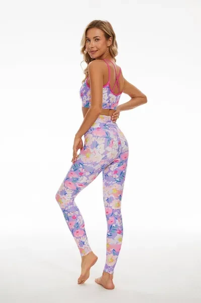 Yoga Leggings Ladies Fashion Printed Leggings Ladies Casual Pants Fitness Pants Ladies Sports Leggings Yoga Pants Size XS-2XL