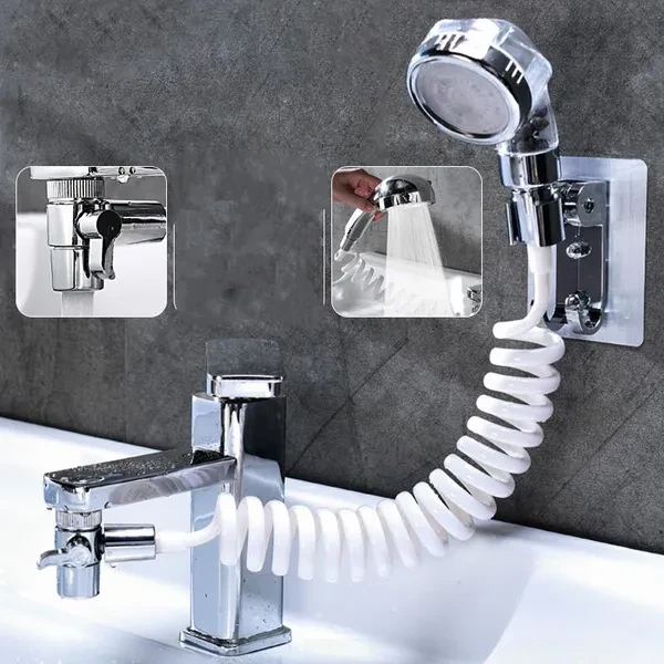 Bathroom Washbasin Faucet External Shower Toilet Fixed Filter Flexible Small Nozzle Set Shampoo House Artifact Shower