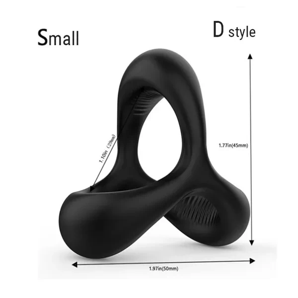 7 Styles Elastic Delay Rings Ejaculation Delay Ring Sperm Lock Ring Time Delay Ejaculation for Sex Black Silicone Ring Males