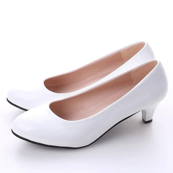 HENGSONG Fashion Nude HallSow Mouth Sexy Fashion Women Shoes Office High Heels Casual Shoes for Elegant Ladies