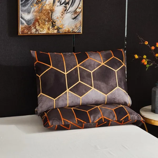 Geometric Shapes Duvet Cover with Pillowcase Bedding Set Twin Full Queen King Size Queen King Quilt Cover Comfortable