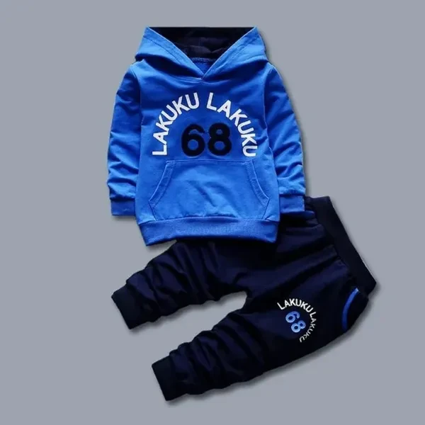 Fashion Infant Kids Baby Boys Clothing Sets Toddler Sports Casual Cotton Hoodies Outfits